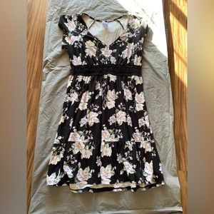 No Boundaries Juniors Tiered Jersey Babydoll Mini Dress